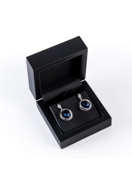 Estuche de madera para pendientes color negro 70x70x36 mm CU-2-N