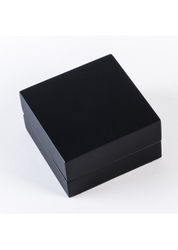 Estuche de madera para pendientes color negro 70x70x36 mm CU-2-N