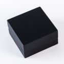 Wooden earring box, black 70 x 70 x 36 mm CU-2-N