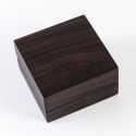 Wooden earring box, walnut 70 x 70 x 36 mm CU-2-M