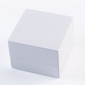 Écrin en bois pour alliances, blanc 70 x 70 x 50 mm CU-3-B