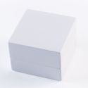 Estuche de madera para alianzas color blanco 70x70x50 mm CU-3-B