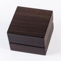 Estuche de madera para alianzas color nogal 70x70x50 mm CU-3-M