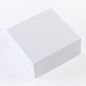Weißes Anhängeretui aus Holz 90 x 90 x 36 mm CU-4-B