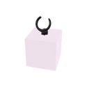 Espositore per anelli 38 x 38 x 63 mm CD-S251 - microfibra Lilla chiaro MF-97
