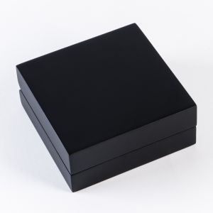 Astuccio in legno per ciondolo, nero 90 x 90 x 36 mm CU-4-N