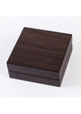 Estuche de madera para colgante color nogal 90x90x36 mm CU-4-M