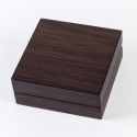 Estuche de madera para colgante color nogal 90x90x36 mm CU-4-M
