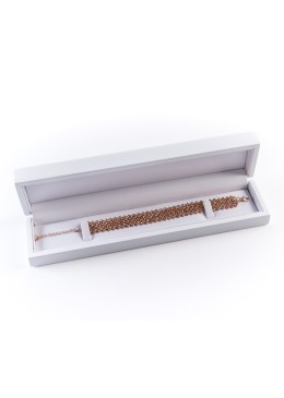 Estuche de madera para pulsera color blanco 249X58X32 mm CU-5-B