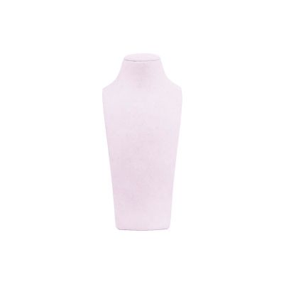 Buste présentoir 77 x 78 x 170 mm CD-C101 - microfibre Lilas clair MF-97