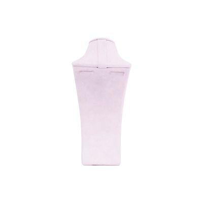 Buste présentoir 77 x 78 x 170 mm CD-C101 - microfibre Lilas clair MF-97