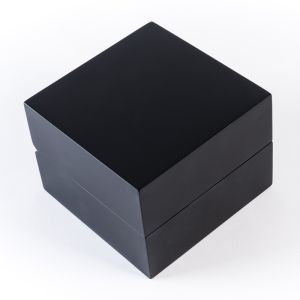 Écrin à montre en bois, noir 110 x 110 x 80 mm CU-6-N