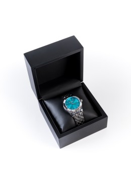 Estuche de madera para reloj color negro 110x110x80 mm CU-6-N