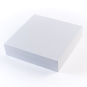 Écrin en bois pour collier, blanc 185 x 185 x 42 mm CU-7-B