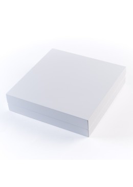 Estuche de madera para collar color blanco 185x185x42 mm CU-7-B