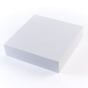 Estuche de madera para collar color blanco 185x185x42 mm CU-7-B