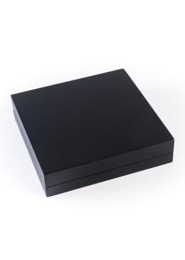 Estuche de madera para collar color negro 185x185x42 mm CU-7-N