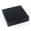 Estuche de madera para collar color negro 185x185x42 mm CU-7-N