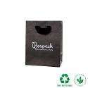 Shopper di carta opaca per gioielli e orologi, nera 120 x 150 x 65 mm E-B-M-N