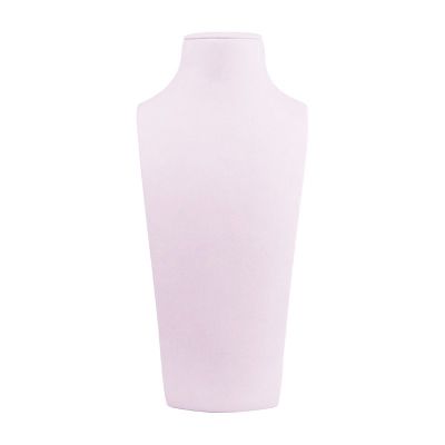 Displaybuste voor sieraden 155 x 135 x 330 mm CD-C104 - microvezel Lichtlila MF-97