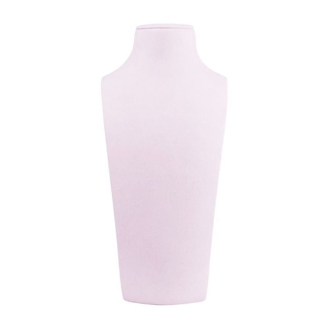 Buste présentoir 155 x 135 x 330 mm CD-C104 - microfibre Lilas clair MF-97