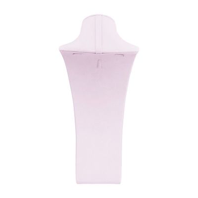 Buste présentoir 155 x 135 x 330 mm CD-C104 - microfibre Lilas clair MF-97