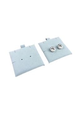 Taco de microfibra azul cielo para pendientes de joyería y bisutería. T-M1-AC