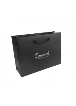 Bolsa de papel mate negra para joyería bisutería y relojería 200X150X70 mm B-MA-N