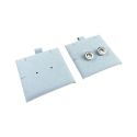 Coussinet en microfibre pour boucles d’oreilles, bleu ciel T-M1-AC