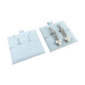 Microfiber omega earring pad, sky blue T-M2-AC