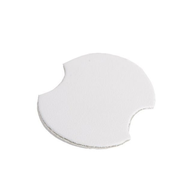 Espositore in similpelle per anello, bianco DP-1-B
