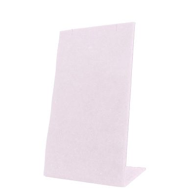 Présentoir à colliers et pendentifs 101 x 73 x 176 mm CD-CG104 - microfibre Lilas clair MF-97