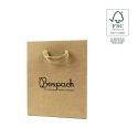 Shopper di carta FSC® per gioielli e orologi, kraft FE-B-M-K