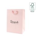 FSC®-Papiertragetasche in Rosenquarz für Schmuck und Uhren 180 x 250 x 100 mm FE-B-L-RC
