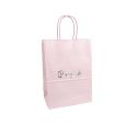 Bolsa de papel económica rosa cuarzo para joyería, bisutería, relojería y boutique 220X320X120 mm BE-320-RS