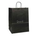 Bolsa de papel económica negra para joyería, bisutería, relojería y boutique 320X420X150 mm BE-420-N