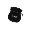 Sacchetto in camoscio sintetico per gioielli, nero 65 x 75 mm A-101-N