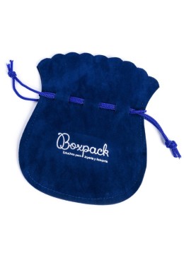 Bolsa textil de antelina azul para joyería y bisutería 120x140  mm A-104-A