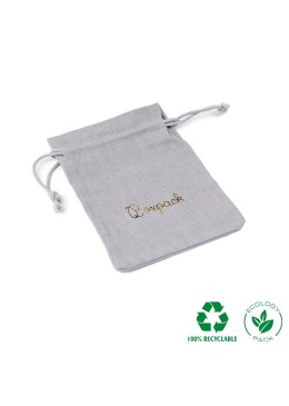 Bolsa textil de algodón para joyería, bisutería y joyas C-302-G