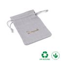 Cotton fabric bag for jewellery and costume jewellery C-302-G