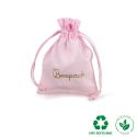 Cotton pouch for jewelry, pink 105 x 145 mm C-303-RS