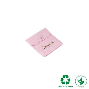 Saquinho de algodão para joias, rosa 57 x 57 mm C-501-RS