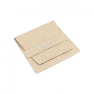 Schmuckbeutel aus Mikrofaser in Sand 79 x 79 mm M-402-AR
