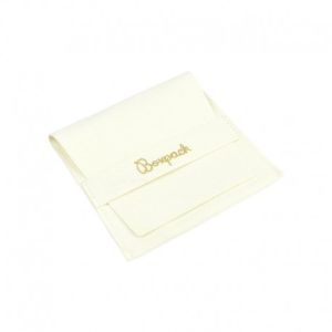 Microfiber pouch for jewelry, ivory 79 x 79 mm M-402-MR