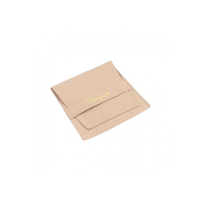 Saquinho de microfibra para joias, nude 79 x 79 mm M-402-NU