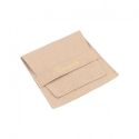 Bolsa textil de microfibra color nude para joyería y bisutería 79x79 mm M-402-NU