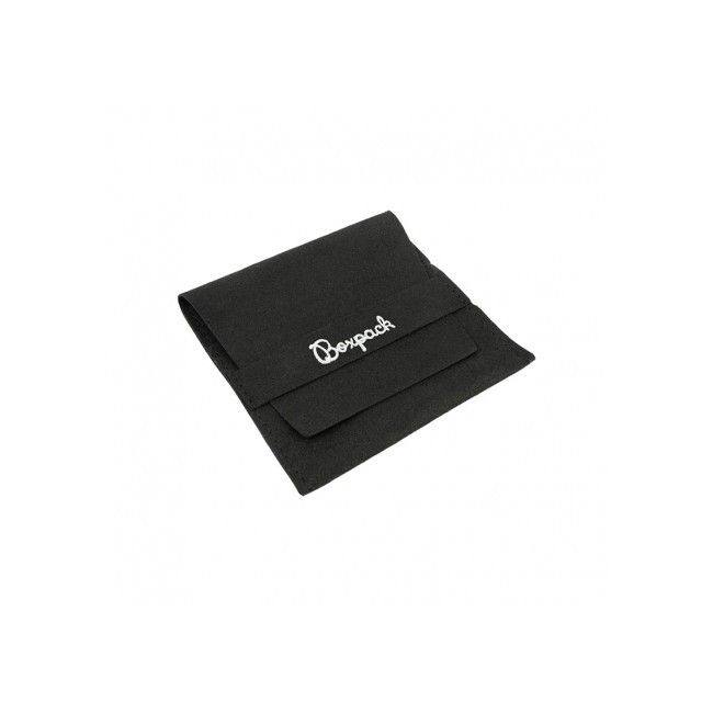 Microfiber pouch for jewelry, black 79 x 79 mm M-402-N