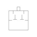 Pochette à bijoux en microfibre avec coussinet série 500 rose 79 x 79 mm