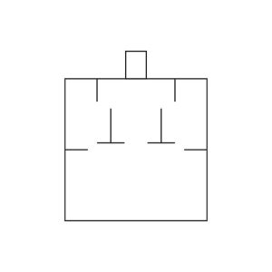 Sieradenzakje van microvezel met kussentje serie 500 wit 79 x 79 mm