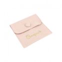 Sacchetto in microfibra per gioielli, rosa cipria 79 x 79 mm M-502-RE